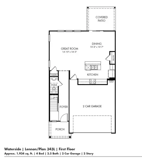 Floorplan - 3032 Tranquility Loop, Longs, SC 29568 photo 1 of 2
