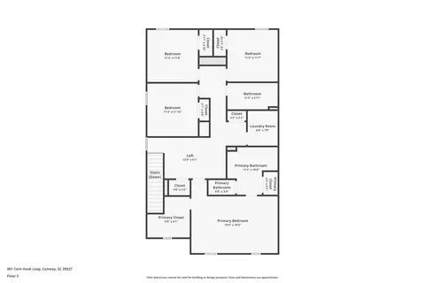 Floorplan - 901 Corn Husk Loop, Conway, SC 29527 photo 2 of 3