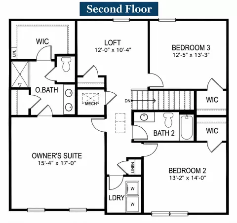 Floorplan - 891 Heritage Downs Dr, Conway, SC 29526 photo 3 of 4