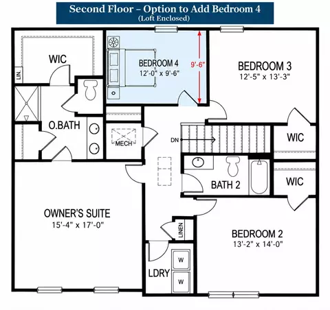 Floorplan - 891 Heritage Downs Dr, Conway, SC 29526 photo 4 of 4