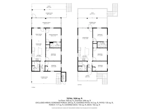 Floorplan - 20 S Oak Dr, Surfside Beach, SC 29575 photo 1 of 1