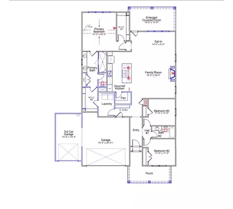 Floorplan - 376 Sweep Dr, Conway, SC 29526 photo 1 of 1