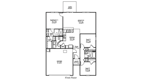 Floorplan - 1039 Autumn Maple Dr, Conway, SC 29527 photo 1 of 1