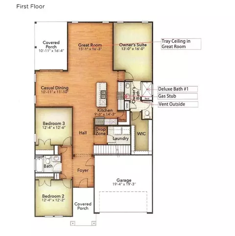 Floorplan - 1682 Moonseed Dr, Longs, SC 29568 photo 1 of 2