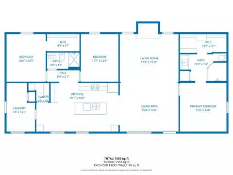 Floorplan - 2332 Cooper Store Rd, Moncks Corner, SC 29461 photo 1 of 1