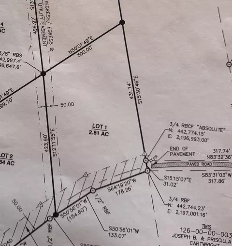 0 Walker Rd #LOT 1, Ridgeville, SC 29472