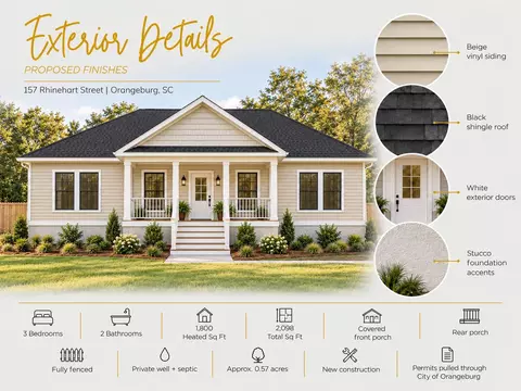 157 Rhinehart St, Orangeburg, SC 29118