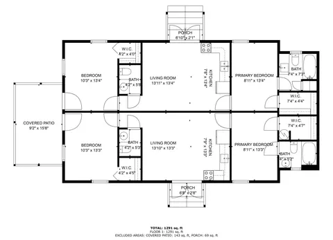 Floorplan - 348 Watson St, Laurens, SC 29360 photo 1 of 1