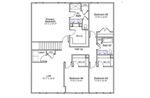 Floorplan - 5014 Burke Meadows Run, Chesnee, SC 29323 photo 2 of 2