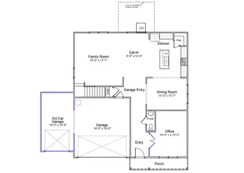 Floorplan - 5014 Burke Meadows Run, Chesnee, SC 29323 photo 1 of 2