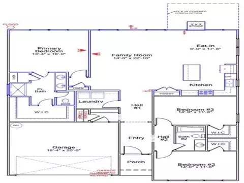 Floorplan - 7045 Fairview Falls Dr, Chesnee, SC 29323 photo 1 of 1