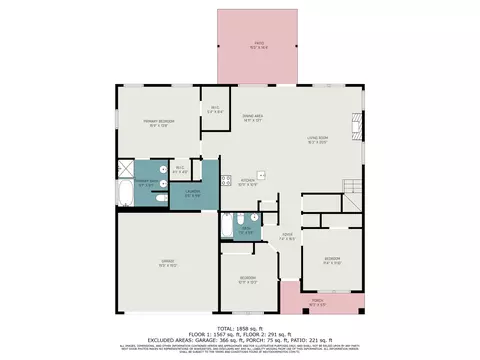 Floorplan - 435 Dickson Rd, Campobello, SC 29322 photo 1 of 2