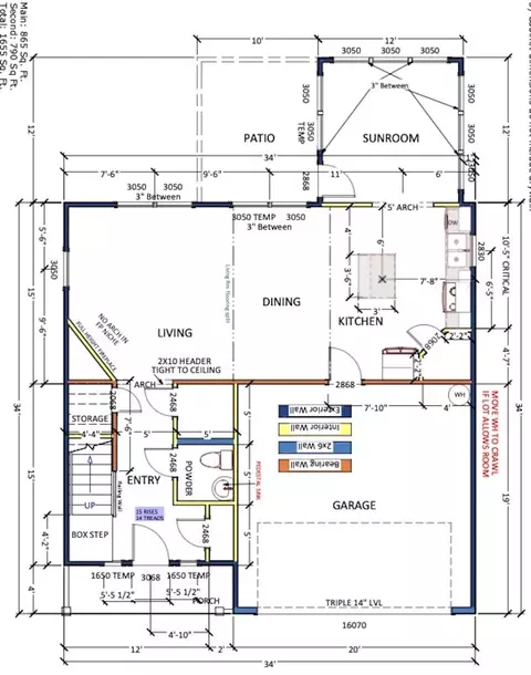 Floorplan - 1255 Stoneleigh Rd, Inman, SC 29349 photo 1 of 2