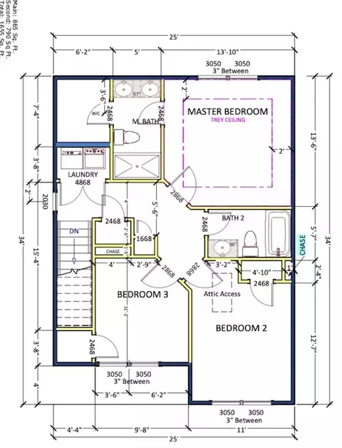 Floorplan - 1255 Stoneleigh Rd, Inman, SC 29349 photo 2 of 2