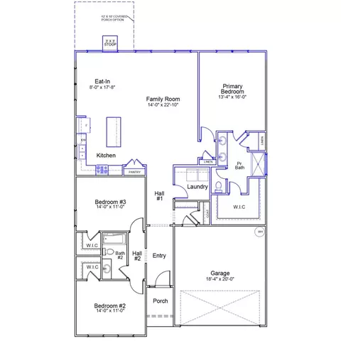 Floorplan - 407 Dodger Ave, Chesnee, SC 29323 photo 1 of 1