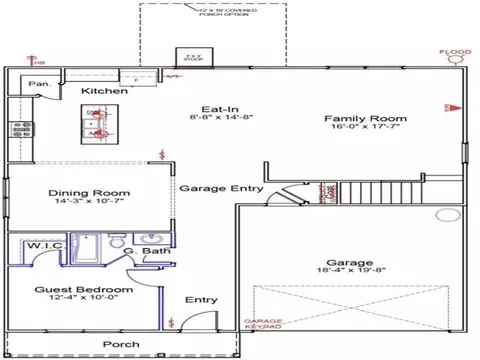 Floorplan - 415 Dodger Ave, Chesnee, SC 29323 photo 1 of 2