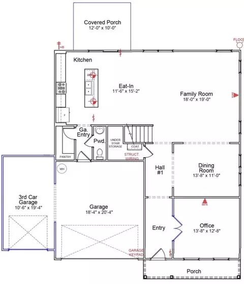 Floorplan - 406 Dodger Ave, Chesnee, SC 29323 photo 1 of 2