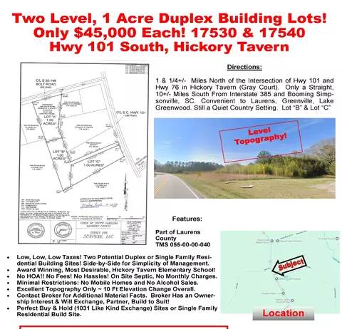 17530 S 101 Hwy, Laurens, SC 29645