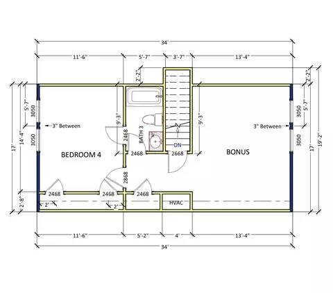 Floorplan - 101 Crooked Tree Dr, Gaffney, SC 29341 photo 2 of 2