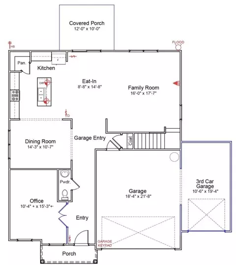 Floorplan - 418 Dodger Ave, Chesnee, SC 29323 photo 1 of 2