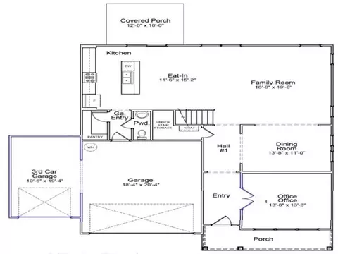 Floorplan - 431 Dodger Ave, Chesnee, SC 29323 photo 1 of 3