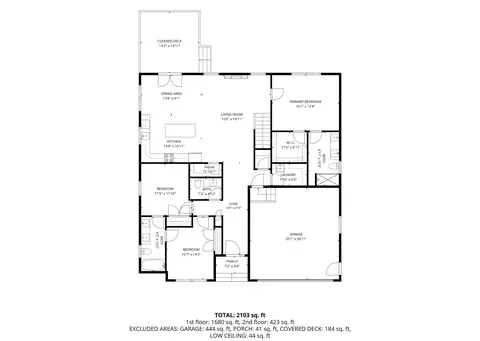 Floorplan - 1589 Sandy Ford Rd, Chesnee, SC 29323 photo 2 of 3