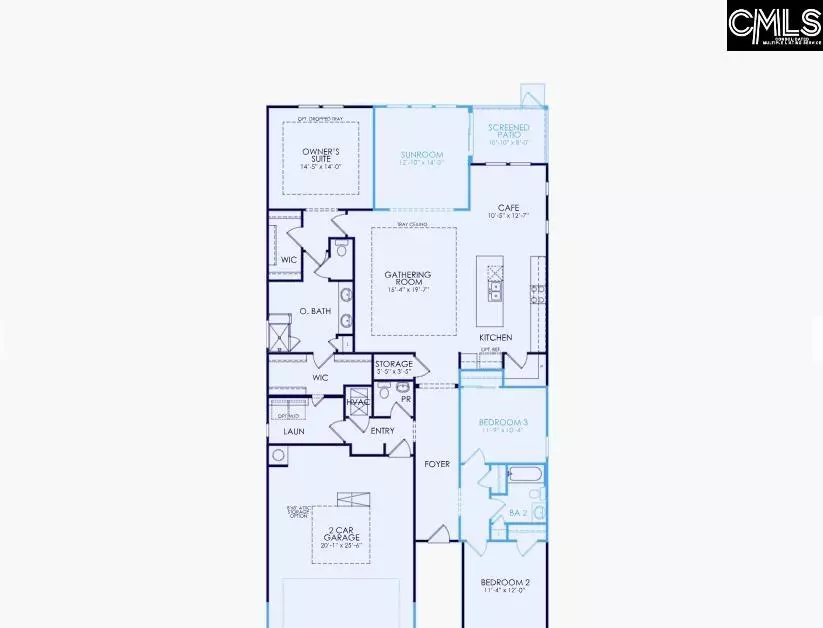 Floorplan - 667 Carters Grove Ln, Blythewood, SC 29016 photo 1 of 1
