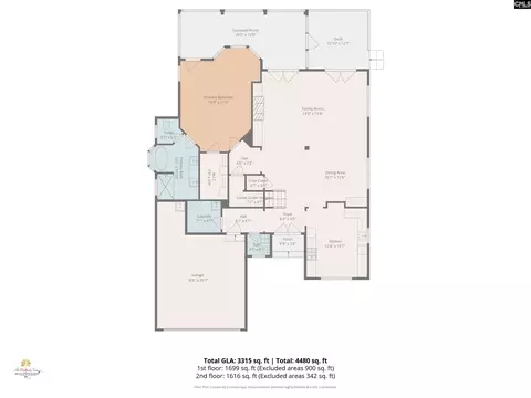 Floorplan - 111 Buccaneer Pl, Leesville, SC 29070 photo 3 of 5