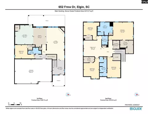 Floorplan - 652 Frow Dr, Elgin, SC 29045 photo 1 of 3