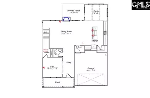 Floorplan - 625 Falling Leaf Ln, Chapin, SC 29036 photo 1 of 2