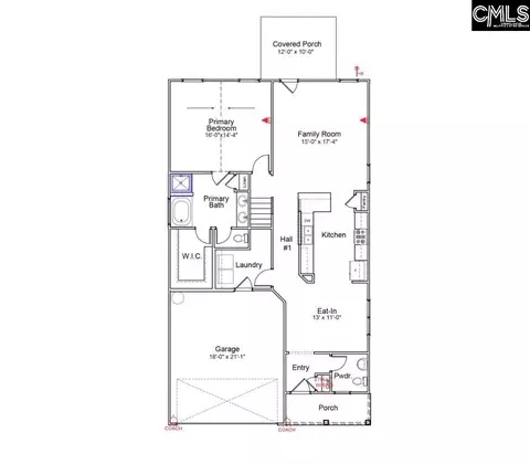 Floorplan - 6006 Edgemont Ct, Elgin, SC 29045 photo 1 of 2