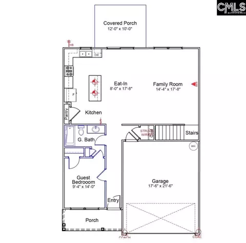 Floorplan - 6017 Edgemont Ct, Elgin, SC 29045 photo 1 of 2