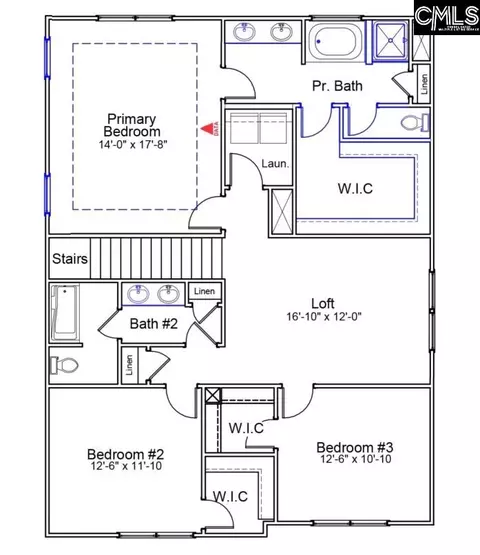 Floorplan - 6008 Edgemont Ct, Elgin, SC 29045 photo 2 of 2