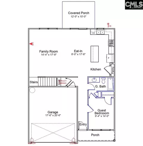 Floorplan - 6008 Edgemont Ct, Elgin, SC 29045 photo 1 of 2