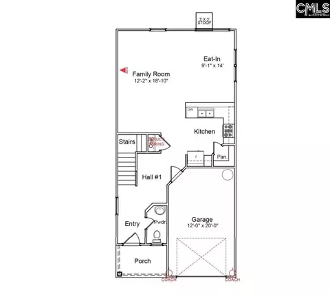 Floorplan - 3107 Crescent Corner Dr, Elgin, SC 29045 photo 1 of 2