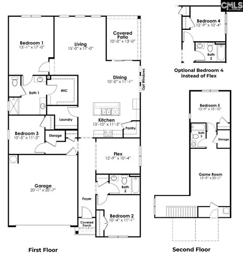 Floorplan - 643 Shining Sun Ct, Gilbert, SC 29054 photo 1 of 1
