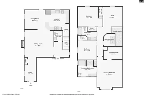 Floorplan - 9 Snowbird Ln, Elgin, SC 29045 photo 1 of 1