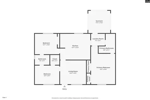 Floorplan - 1217 Hazel St, Cayce, SC 29033 photo 1 of 1