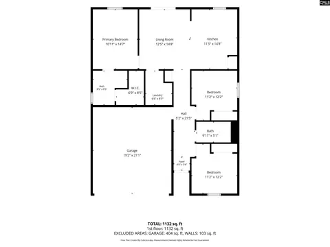 Floorplan - 1676 Hidden Garden Ln, Gilbert, SC 29054 photo 1 of 1