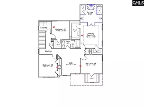 Floorplan - 645 Falling Leaf Ln, Chapin, SC 29036 photo 1 of 2
