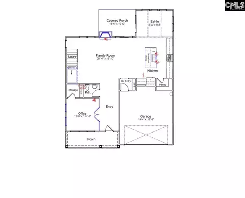 Floorplan - 645 Falling Leaf Ln, Chapin, SC 29036 photo 2 of 2