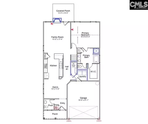 Floorplan - 6011 Edgemont Ct, Elgin, SC 29045 photo 1 of 2