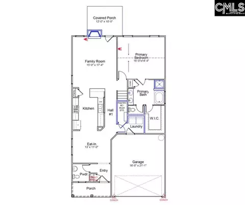 Floorplan - 6011 Edgemont Ct, Elgin, SC 29045 photo 1 of 2