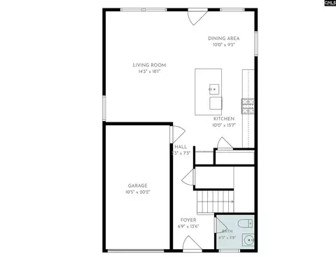 Floorplan - 146 Stock Rd, Gilbert, SC 29054 photo 1 of 3