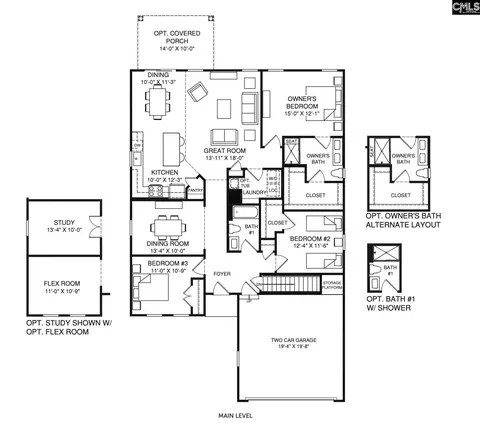 Floorplan - 353 Switch Grass Ct, Elgin, SC 29045 photo 1 of 1