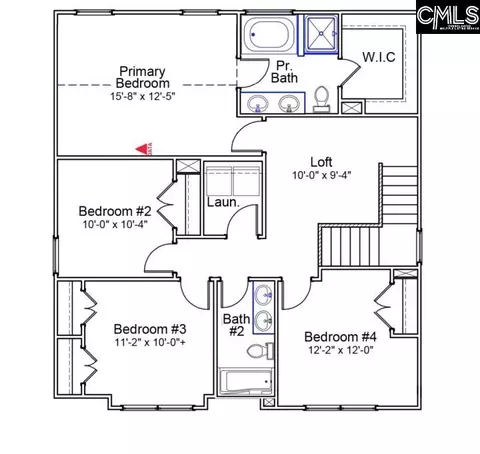 Floorplan - 2084 County Line Trl, Elgin, SC 29045 photo 2 of 2