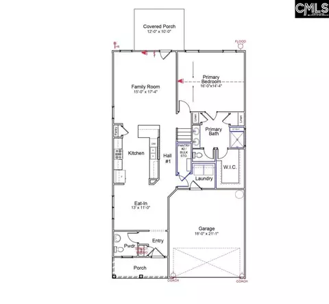 Floorplan - 6027 Edgemont Ct, Elgin, SC 29045 photo 1 of 2