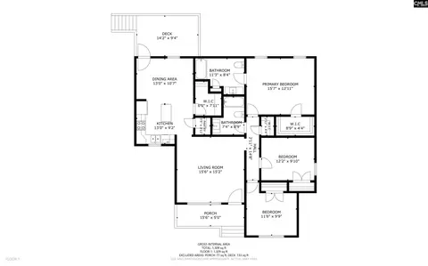 Floorplan - 5245 Raleys Mill Rd, Bethune, SC 29009 photo 1 of 1