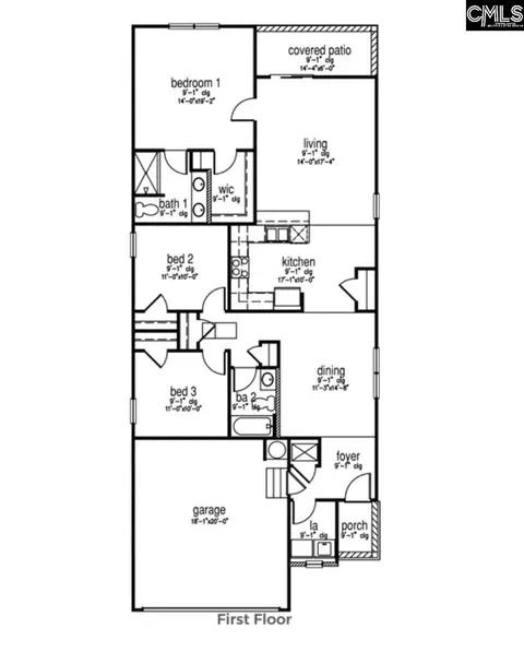 Floorplan - 181 Ruby Prince Rd, Gilbert, SC 29054 photo 1 of 1