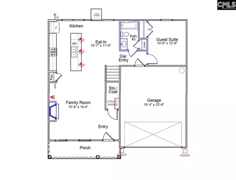Floorplan - 139 Pemberton Dr, Elgin, SC 29045 photo 1 of 2